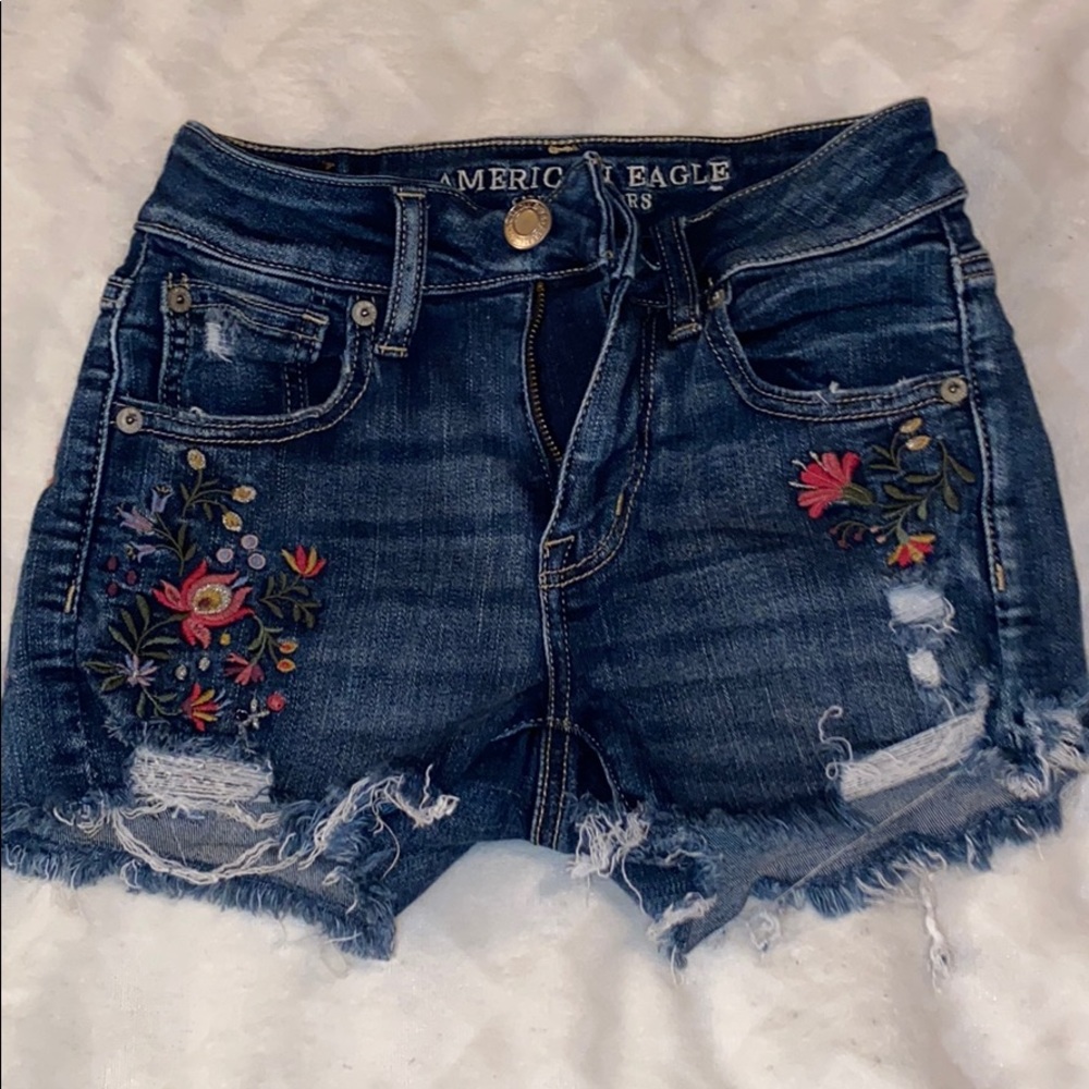 Flower American Eagle Shorts💗